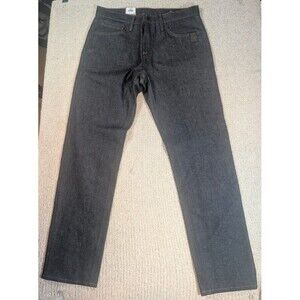 Roark Hwy 128 Raw Denim Jeans Mens 33x32 Straight Fit Unwashed Dark Indigo